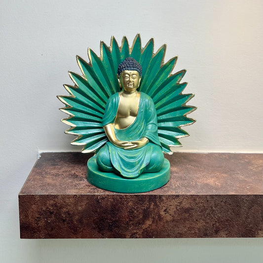 Buddha in Flower Table Decor