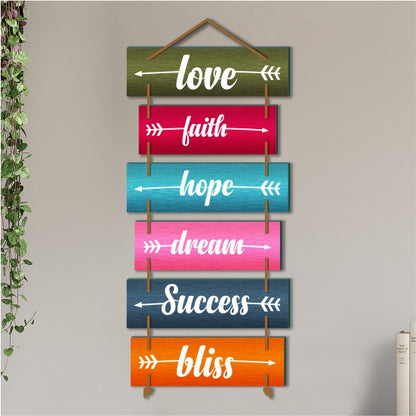 6 Inspirational Hanging Words